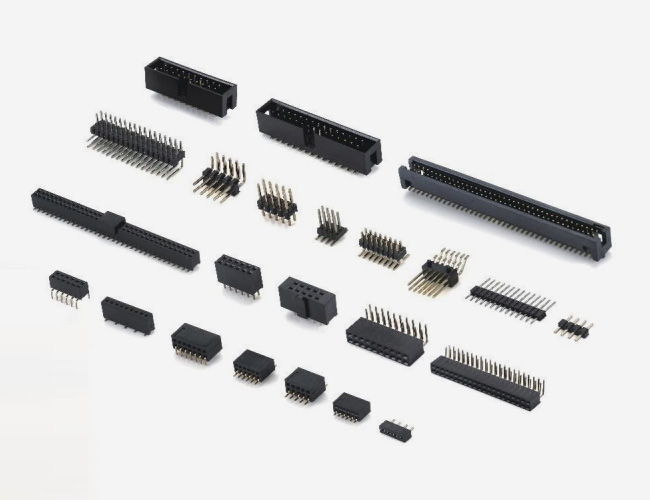 BTB pin and female connector