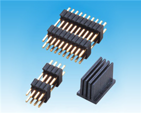 PH 1.27×2.54mm Dual Row S/T Dual Base Pin Header