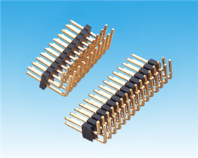 PH 1.27mm Dual Row R/A Single Base Pin Header