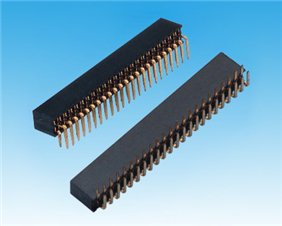 PH 1.27mm H3.4/4.3mm Dual Row R/A Female Header