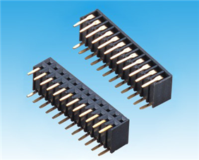 PH 2.54mm H5.9mm Dual Row R/A Female Header